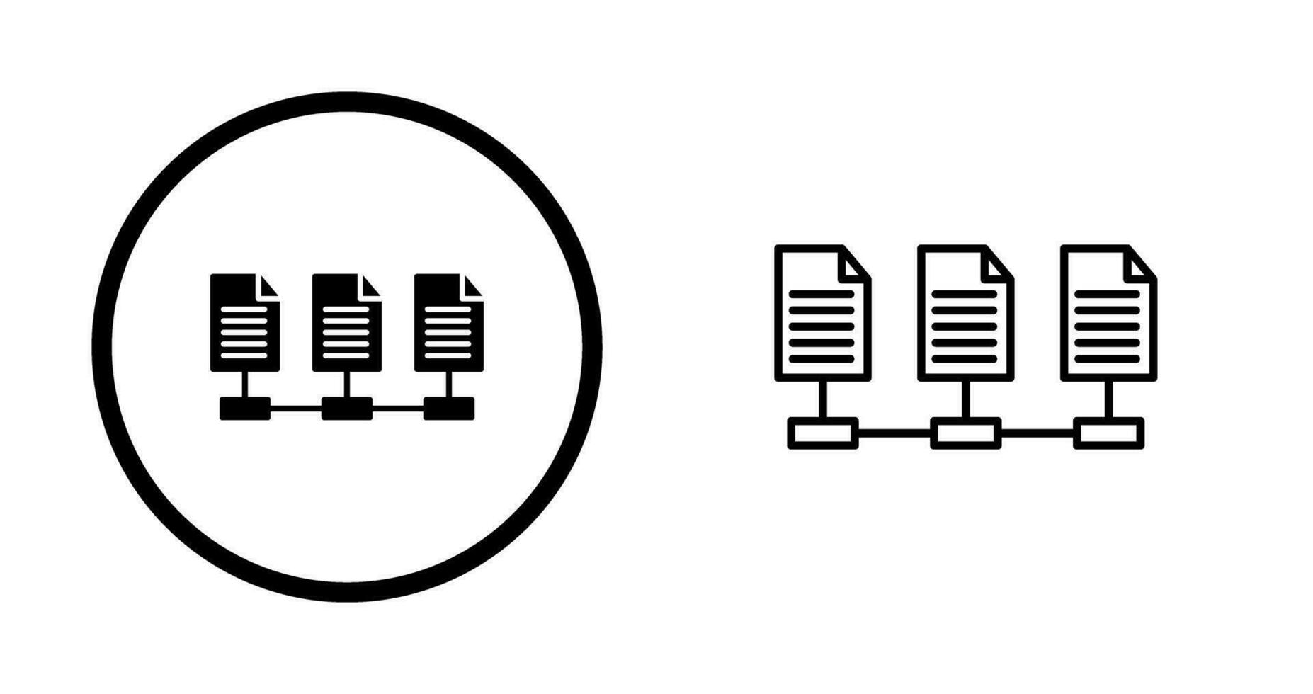 Network Files Vector Icon