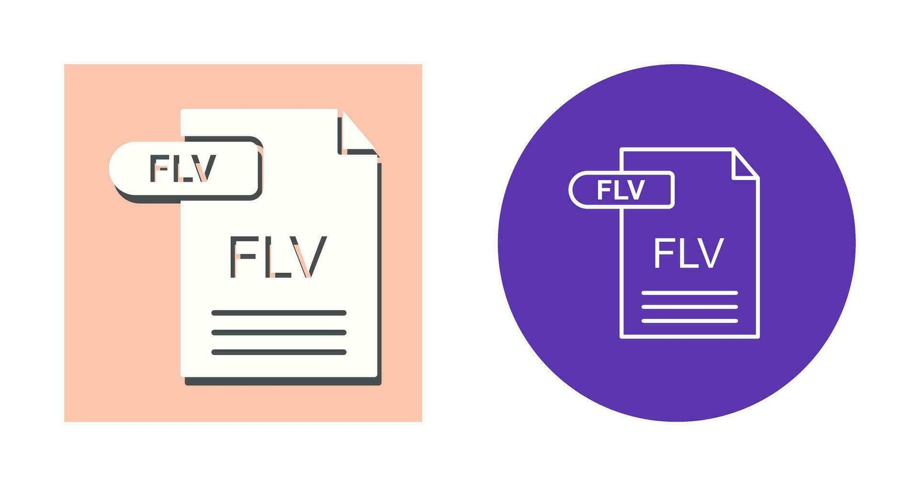 FLV Vector Icon