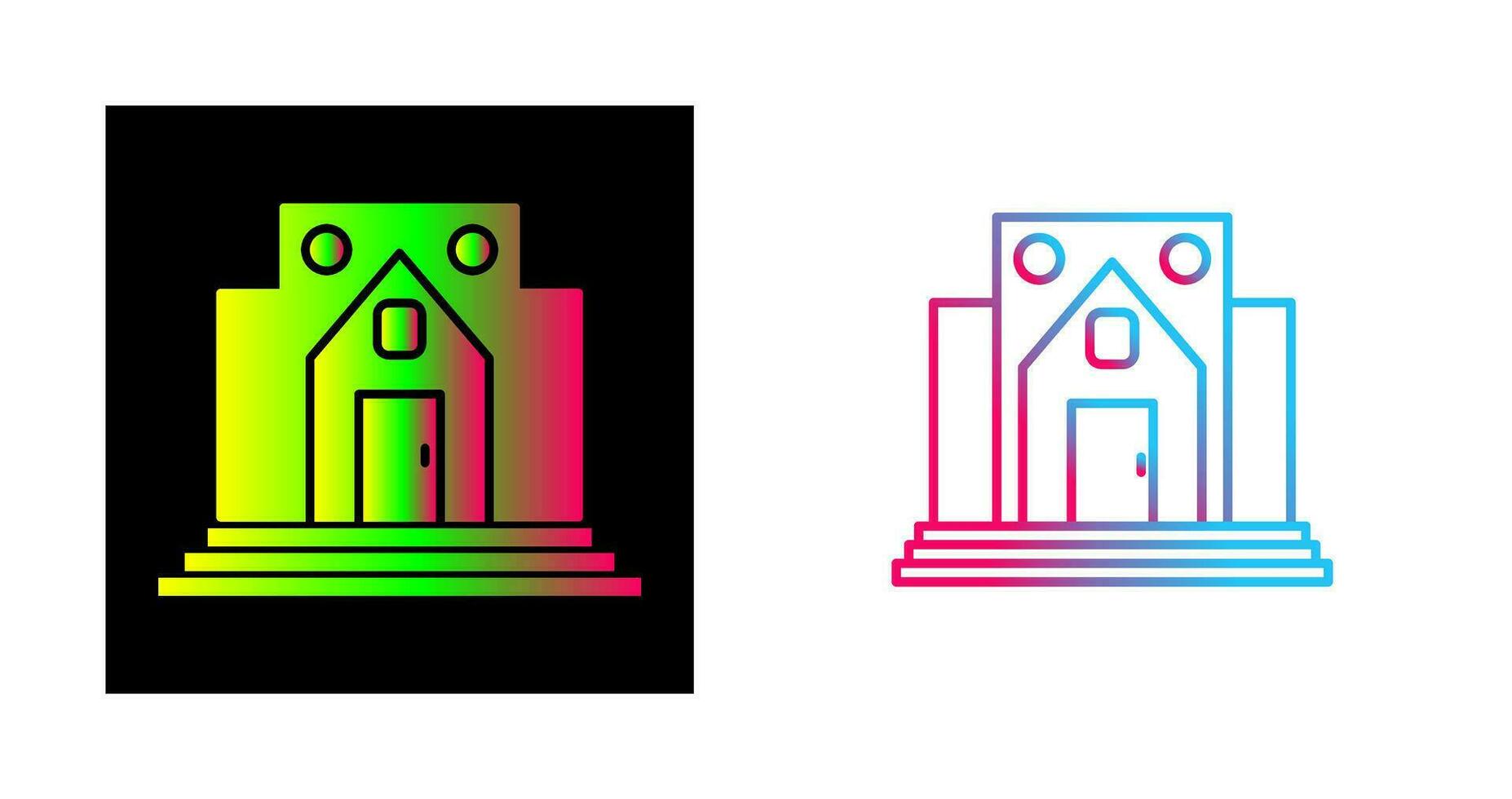 Museum Building Vector Icon