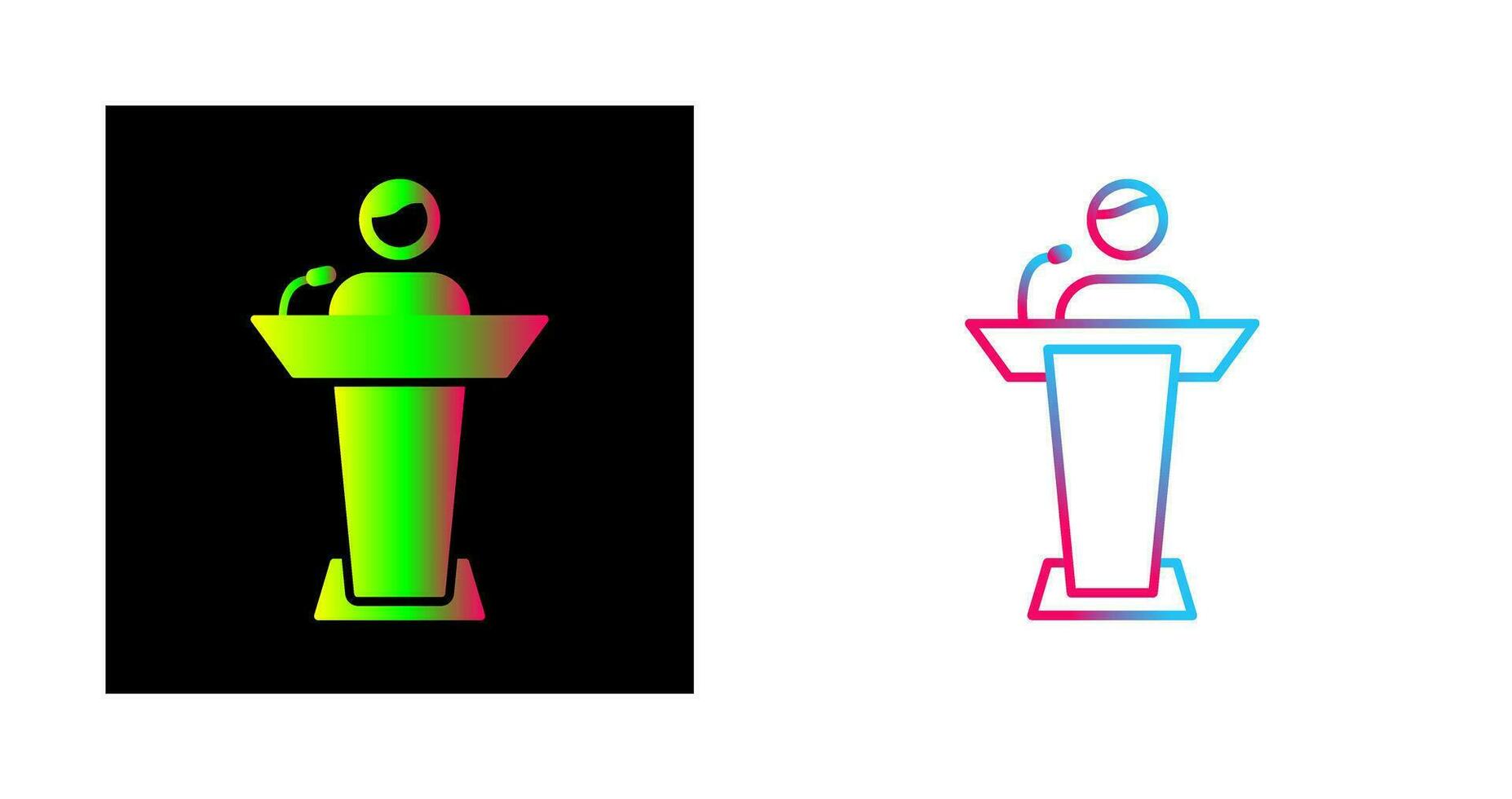 Elected Candidate Vector Icon