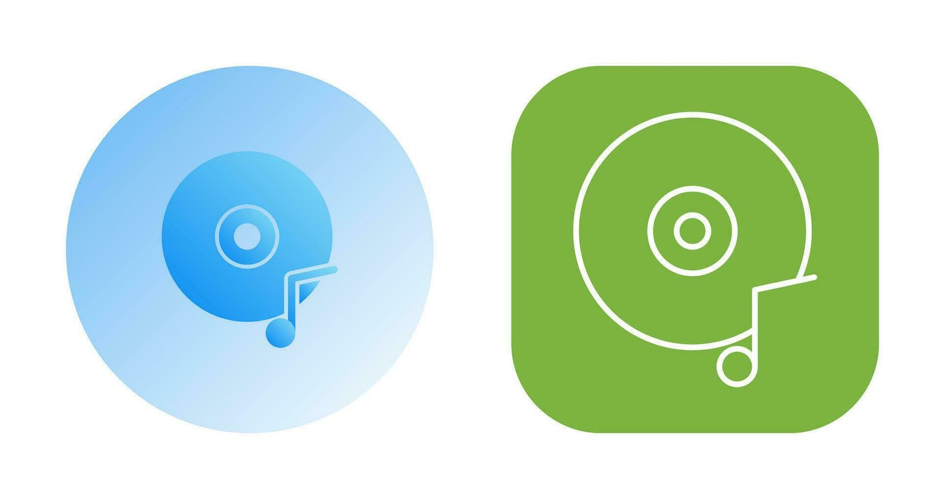 Music CD Vector Icon
