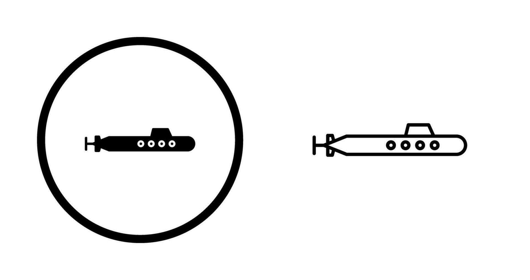 Submarine Vector Icon