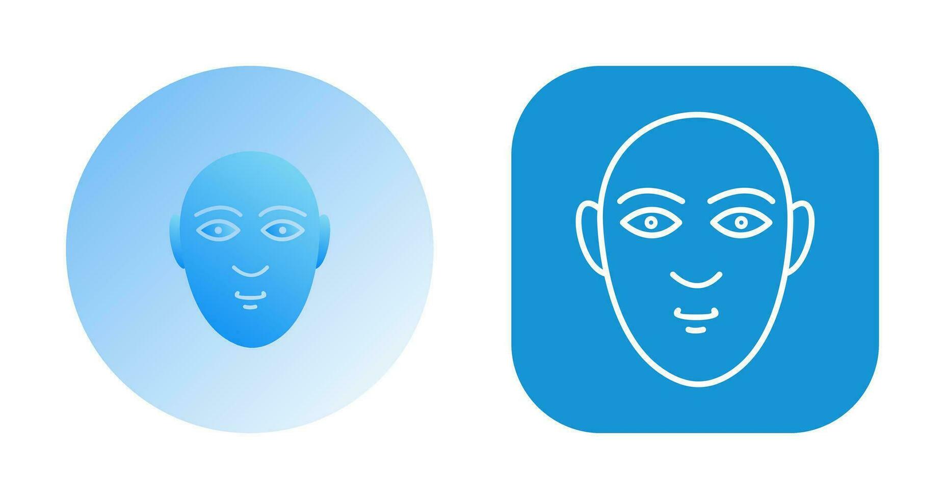 Human Face Vector Icon