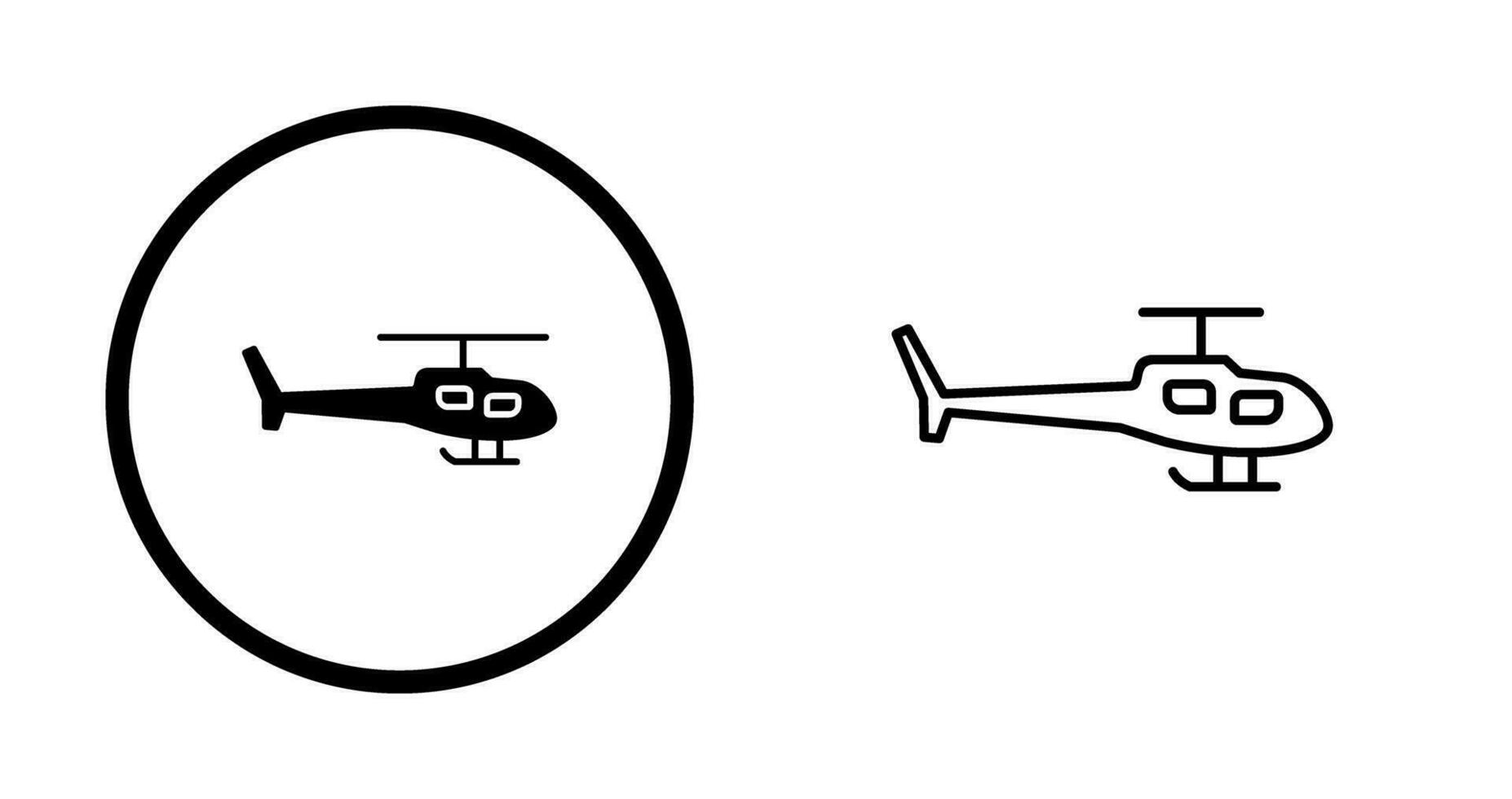 Helicopter Vector Icon