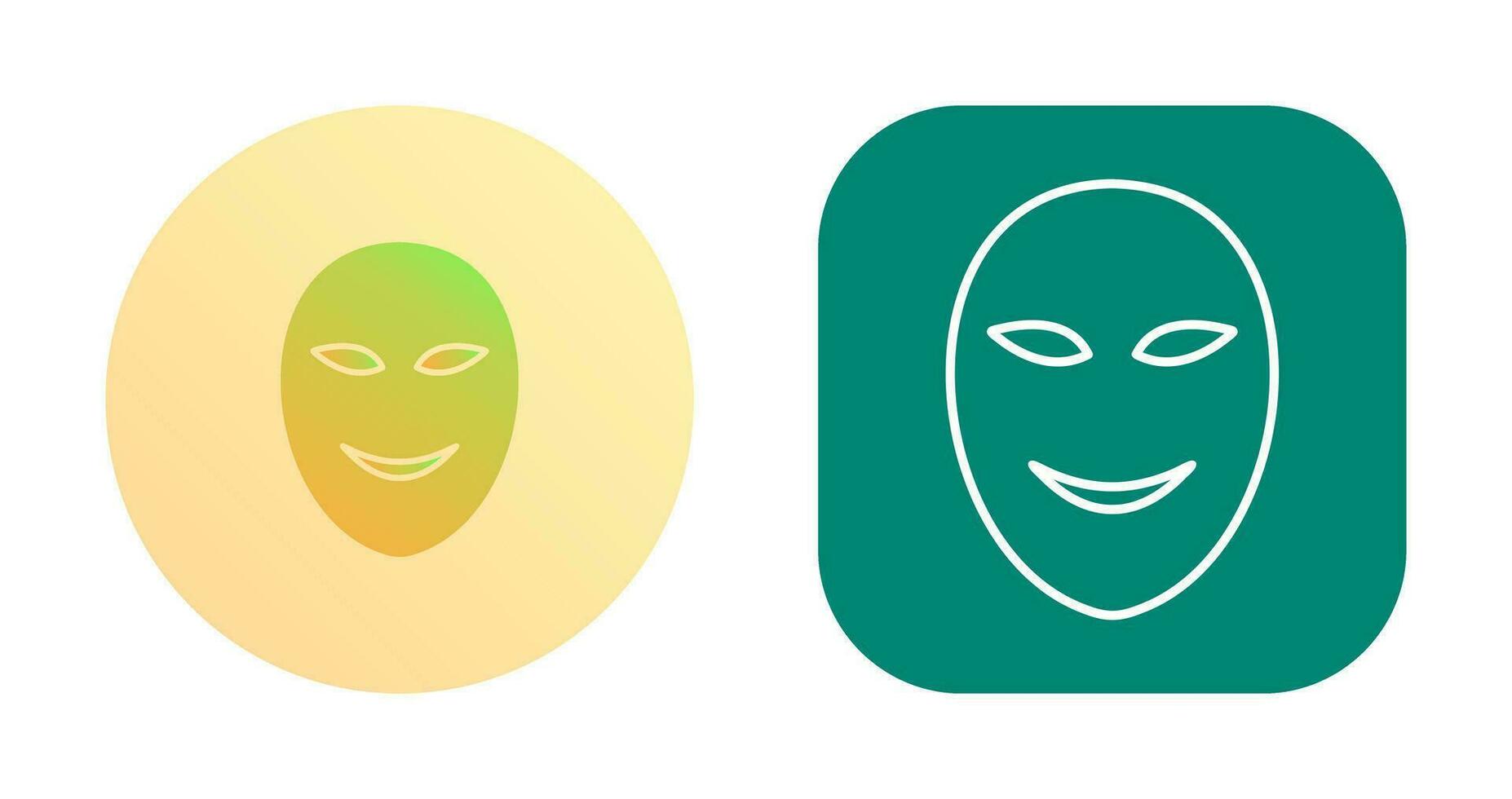 Ancient Face Mask Vector Icon