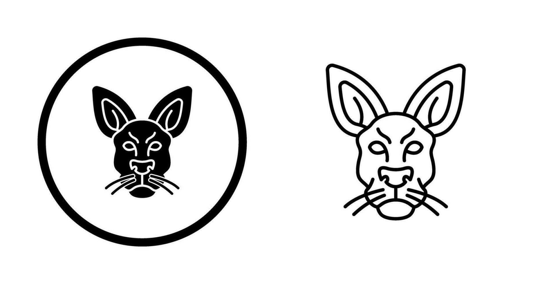 Kangaroo Vector Icon