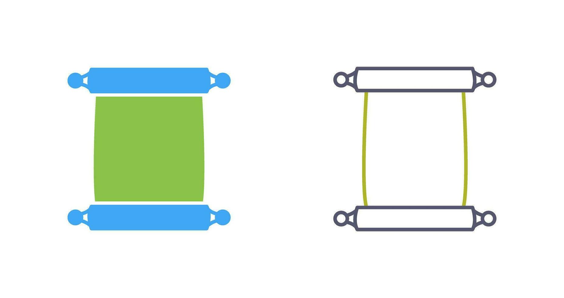 Scroll of Paper Vector Icon
