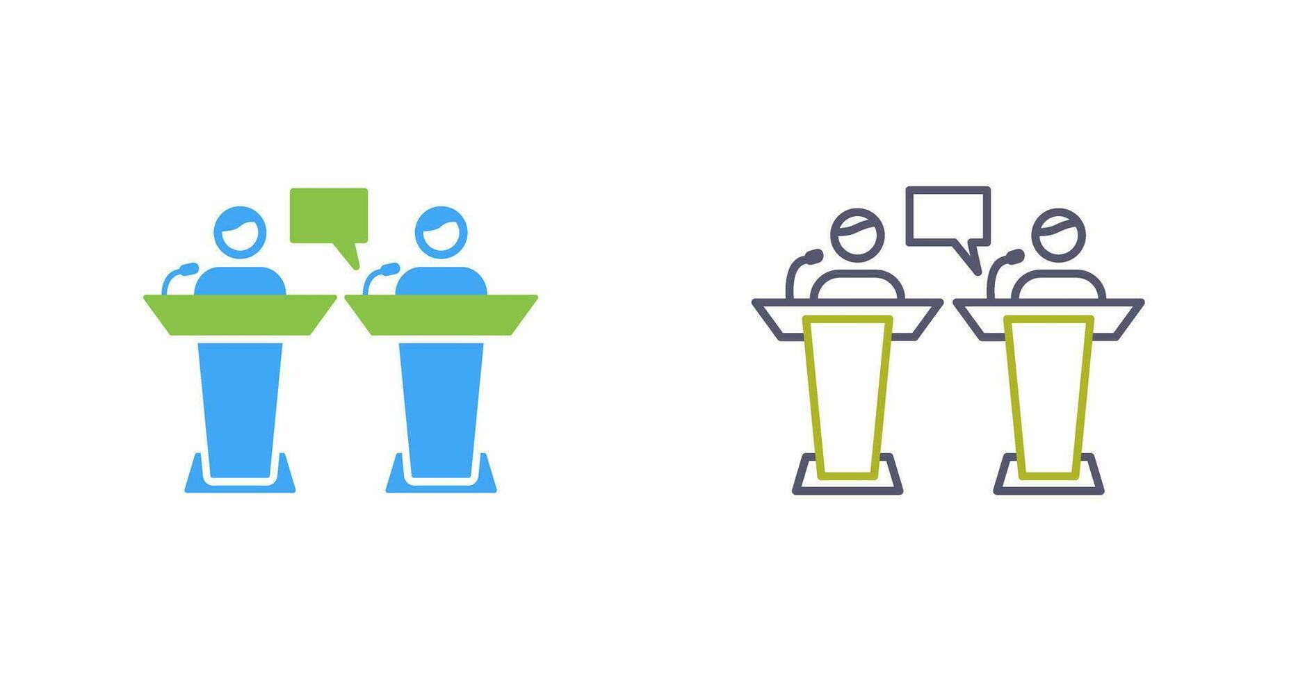 Debate Vector Icon