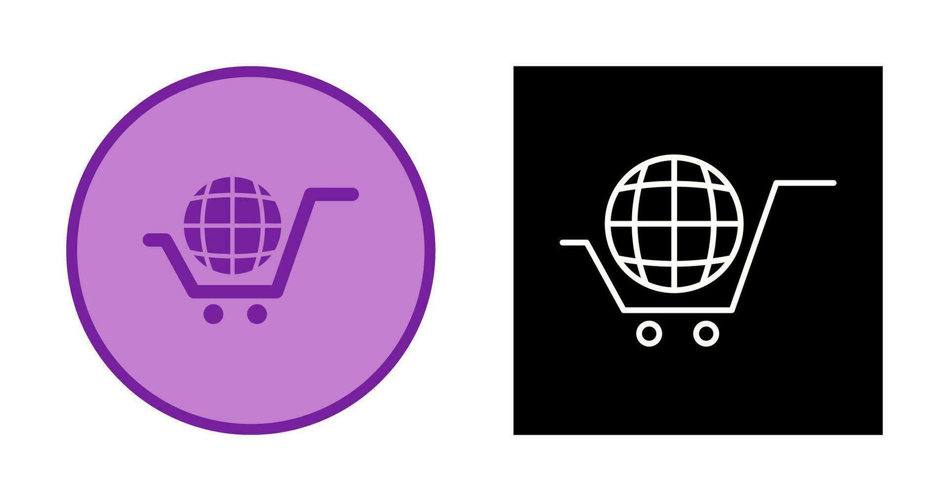Global Shopping Vector Icon