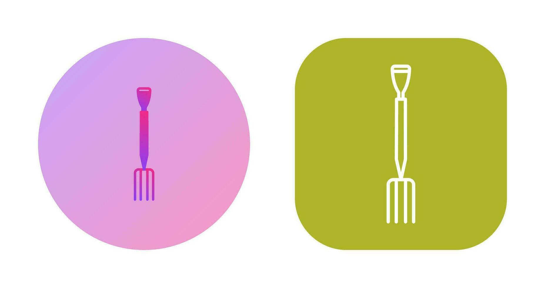 Gardening Fork Vector Icon