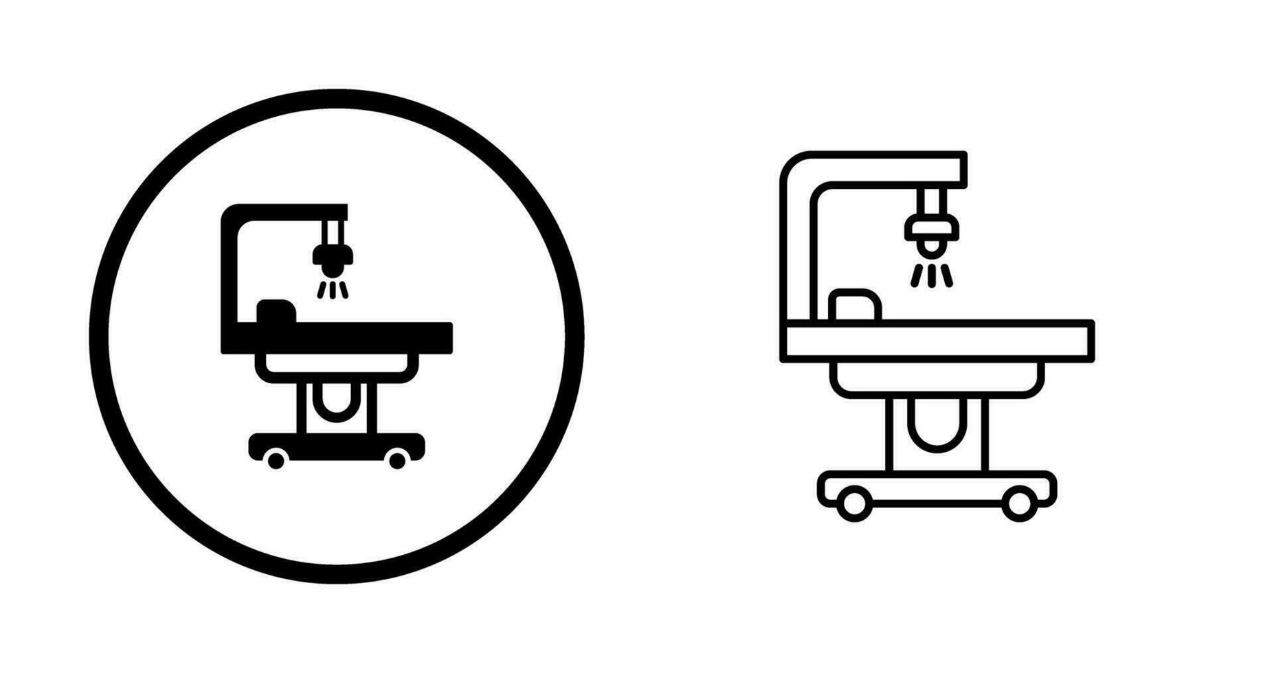 icono de vector de sala de operaciones