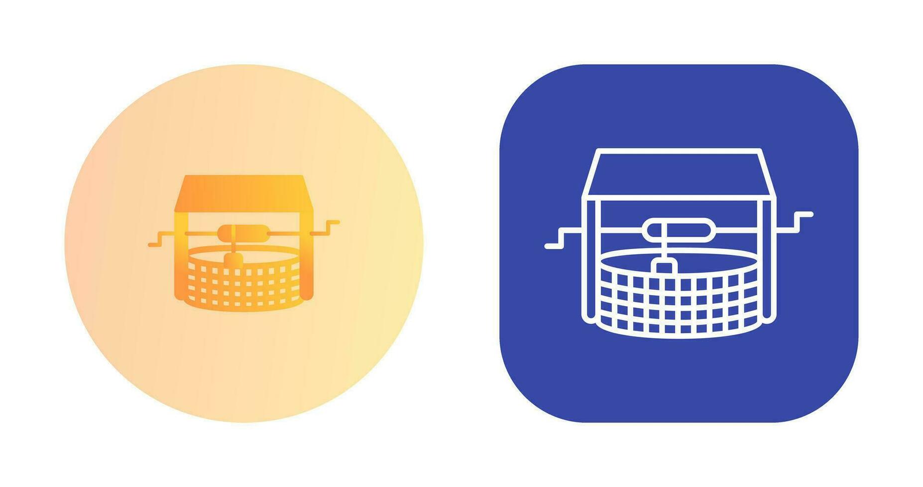 Water Well Vector Icon