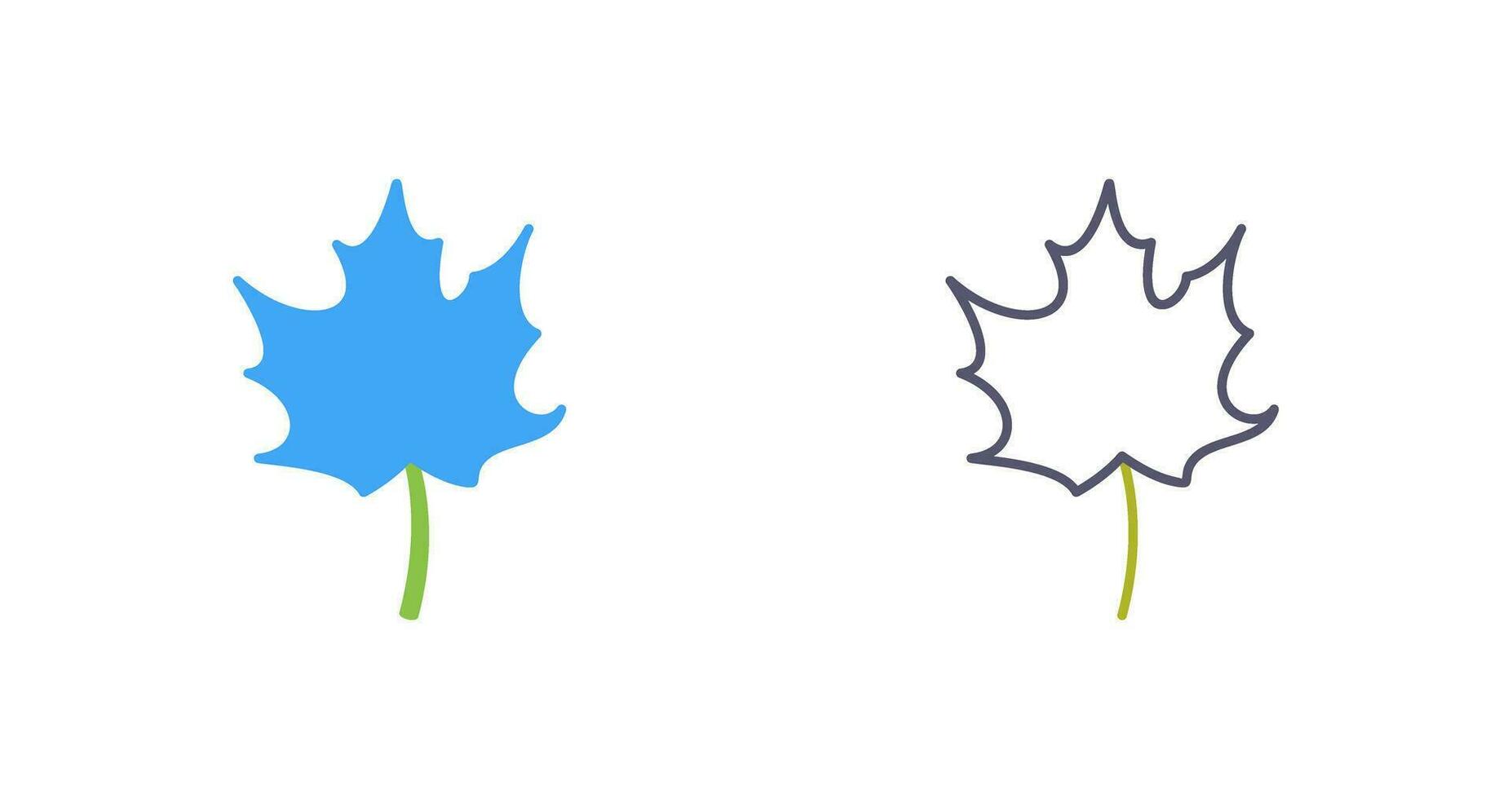 Autumn Leaf Vector Icon