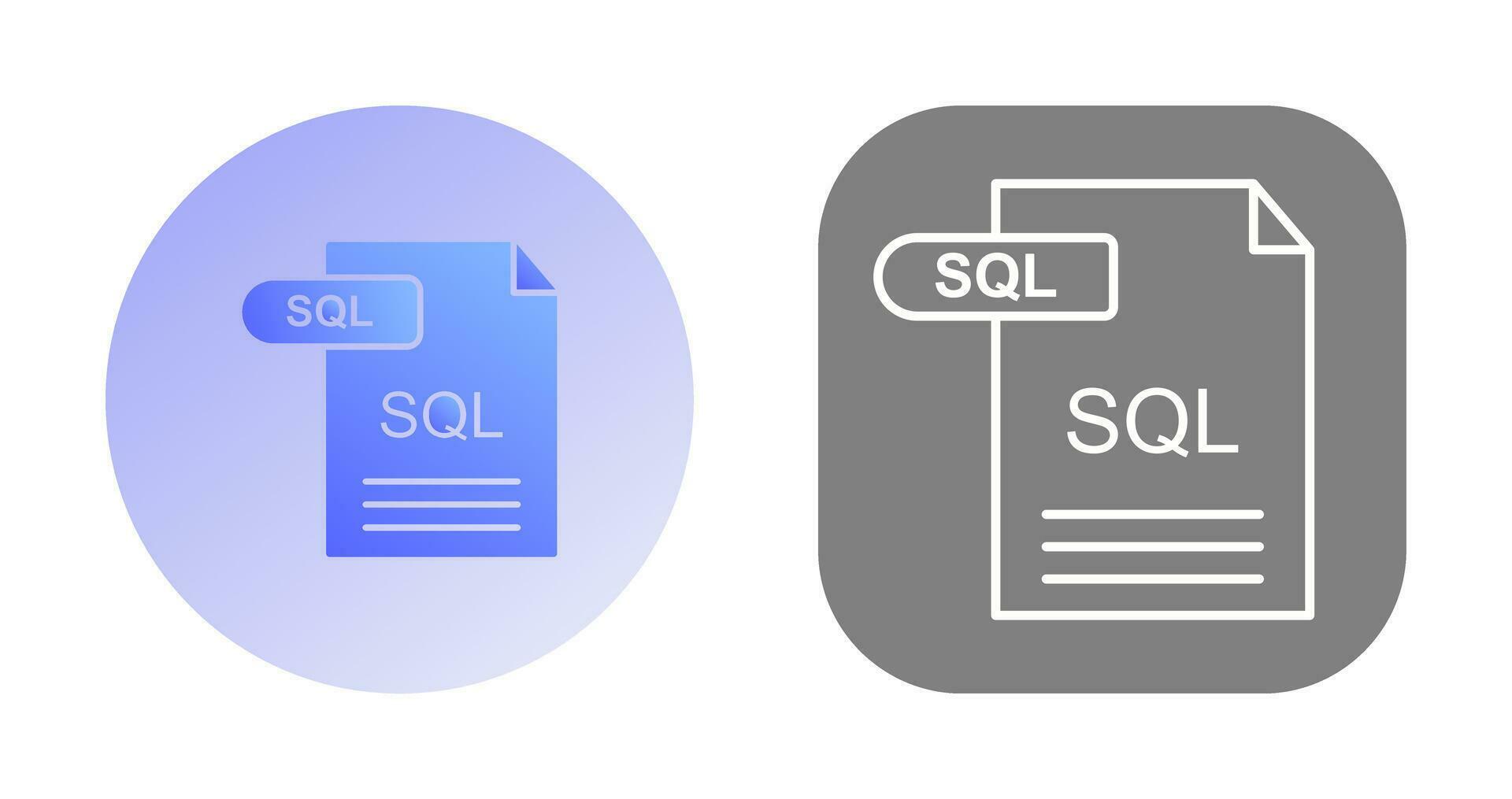 SQL Vector Icon 33559924 Vector Art at Vecteezy