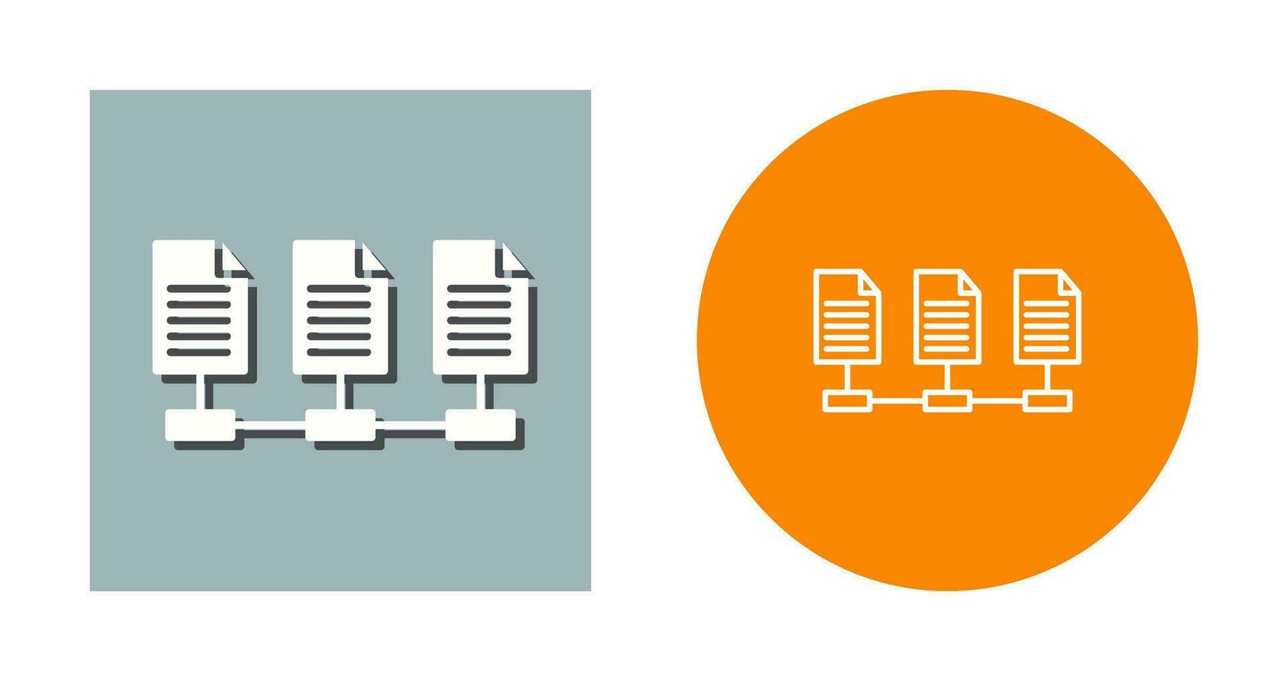 Network Files Vector Icon