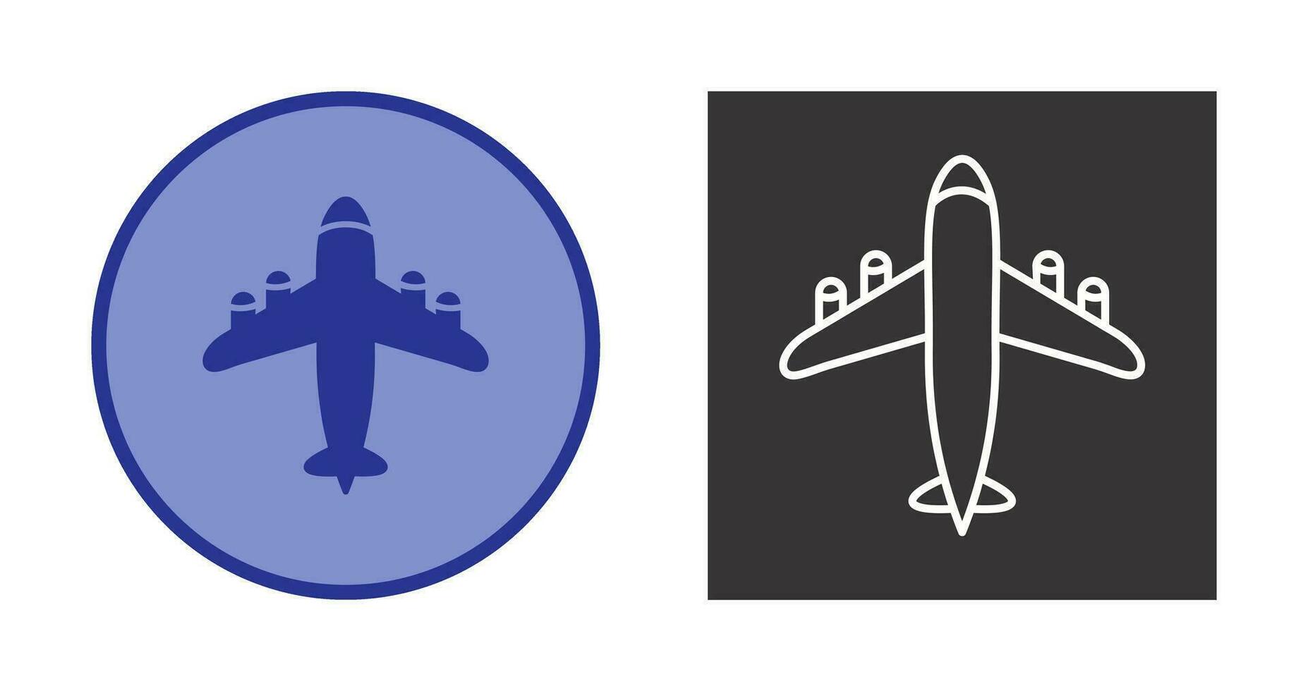 Flying Airplane Vector Icon