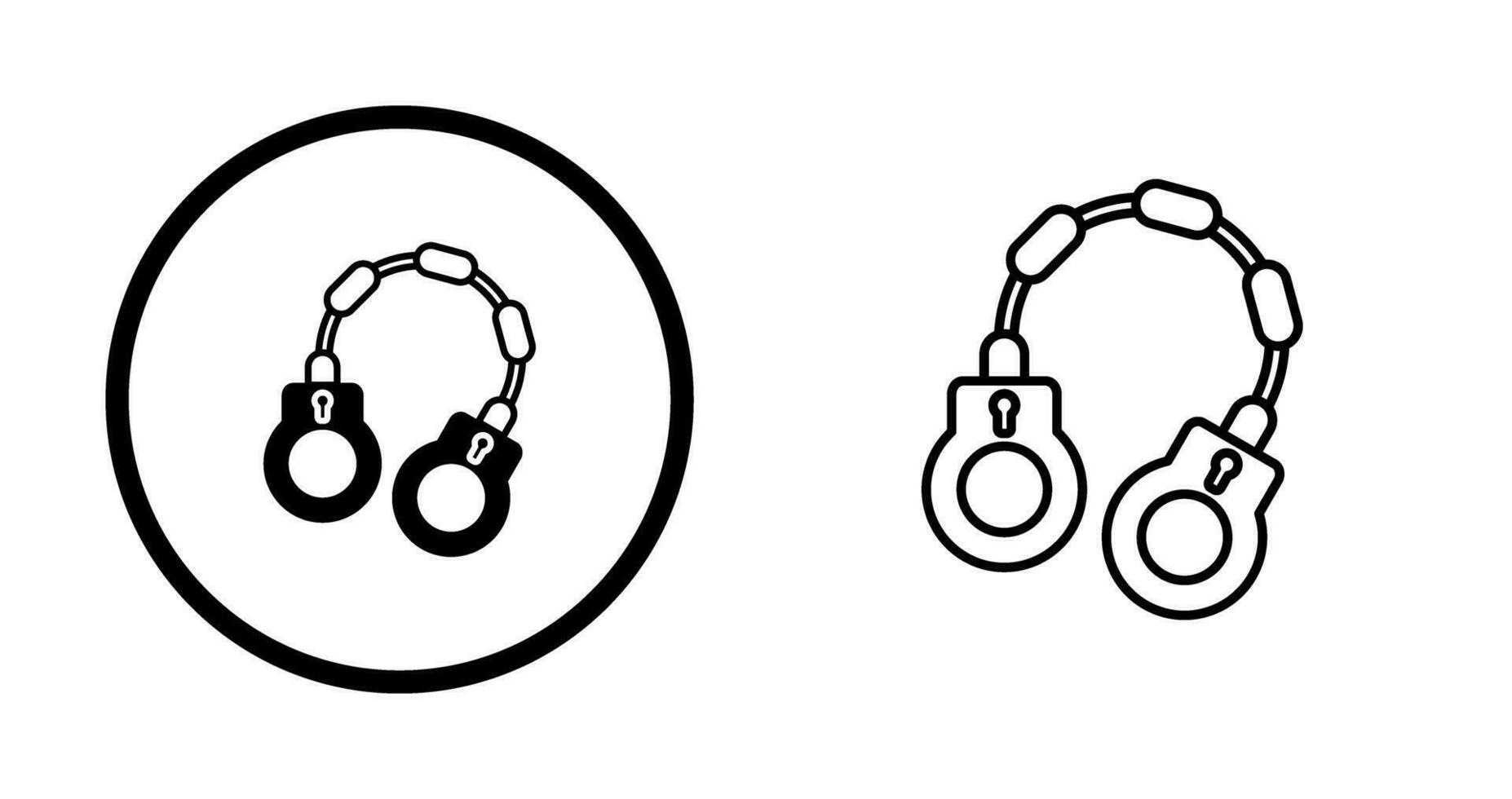 Handcuff Vector Icon