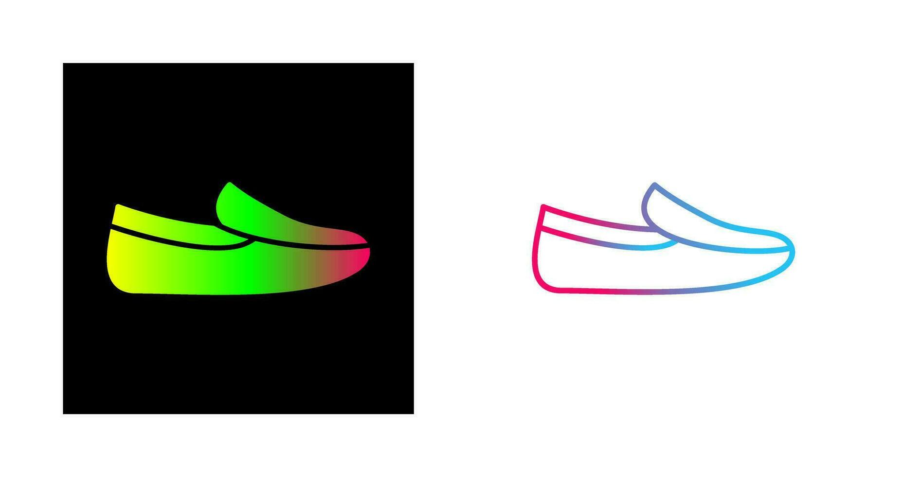 Men's Loafers Vector Icon