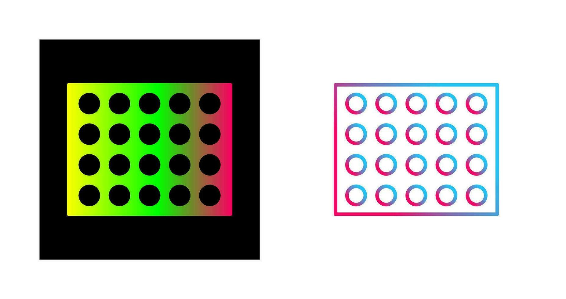Colored Palette Vector Icon