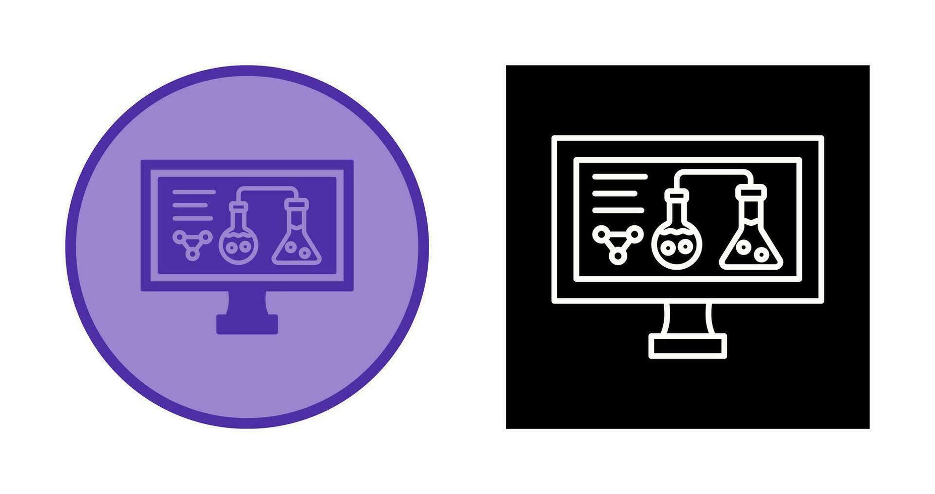 icono de vector de experimento