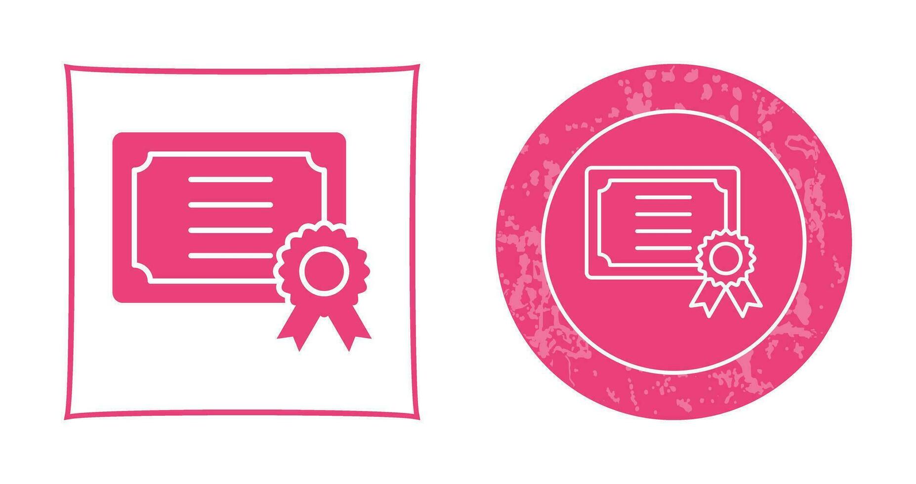 Certificate Vector Icon