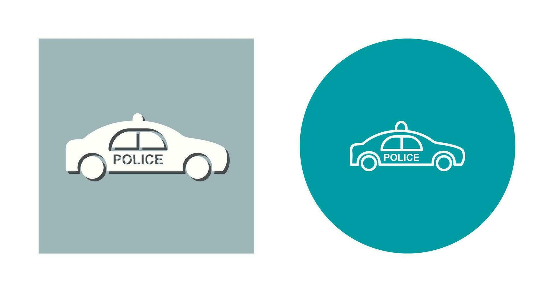 Police Car Vector Icon