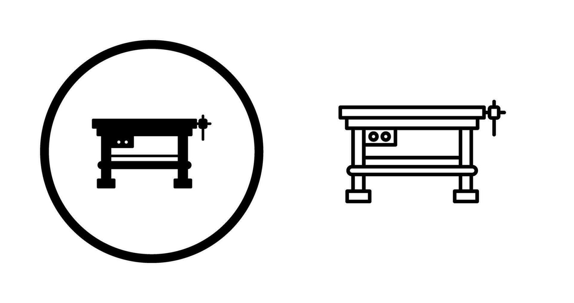 Work Bench Vector Icon