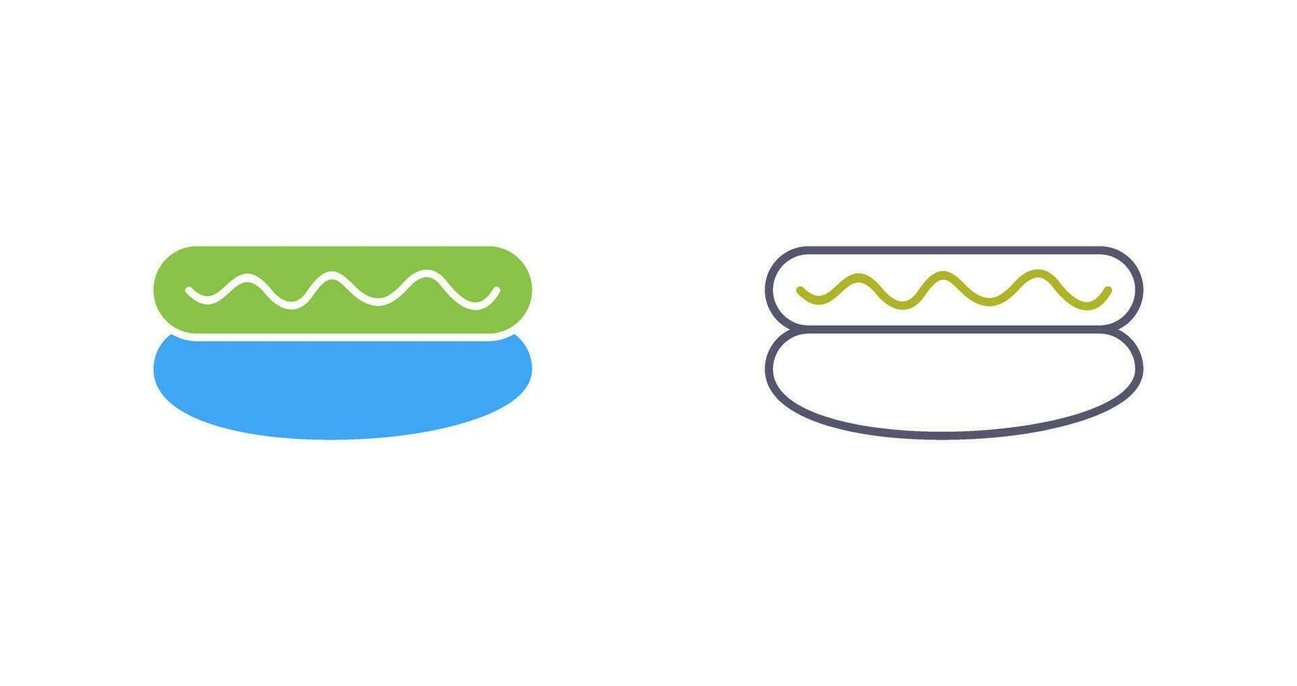 Hot Dog Vector Icon