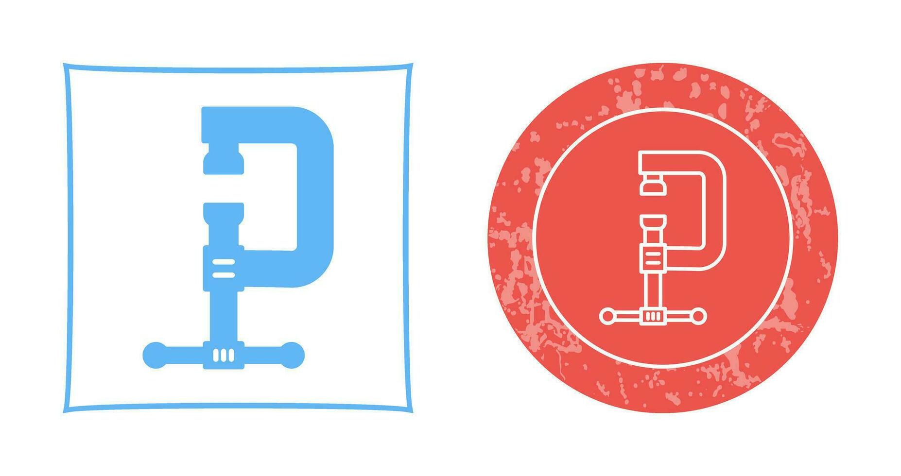 Clamp Vector Icon