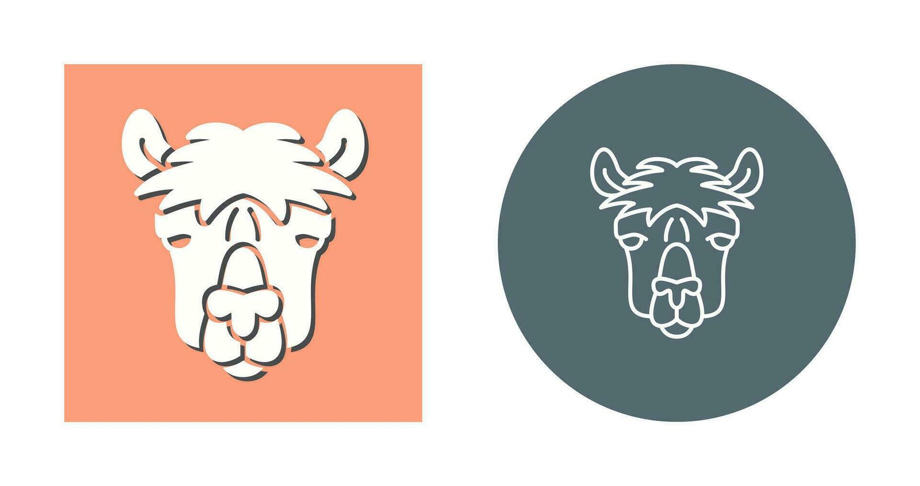 icono de vector de alpaca