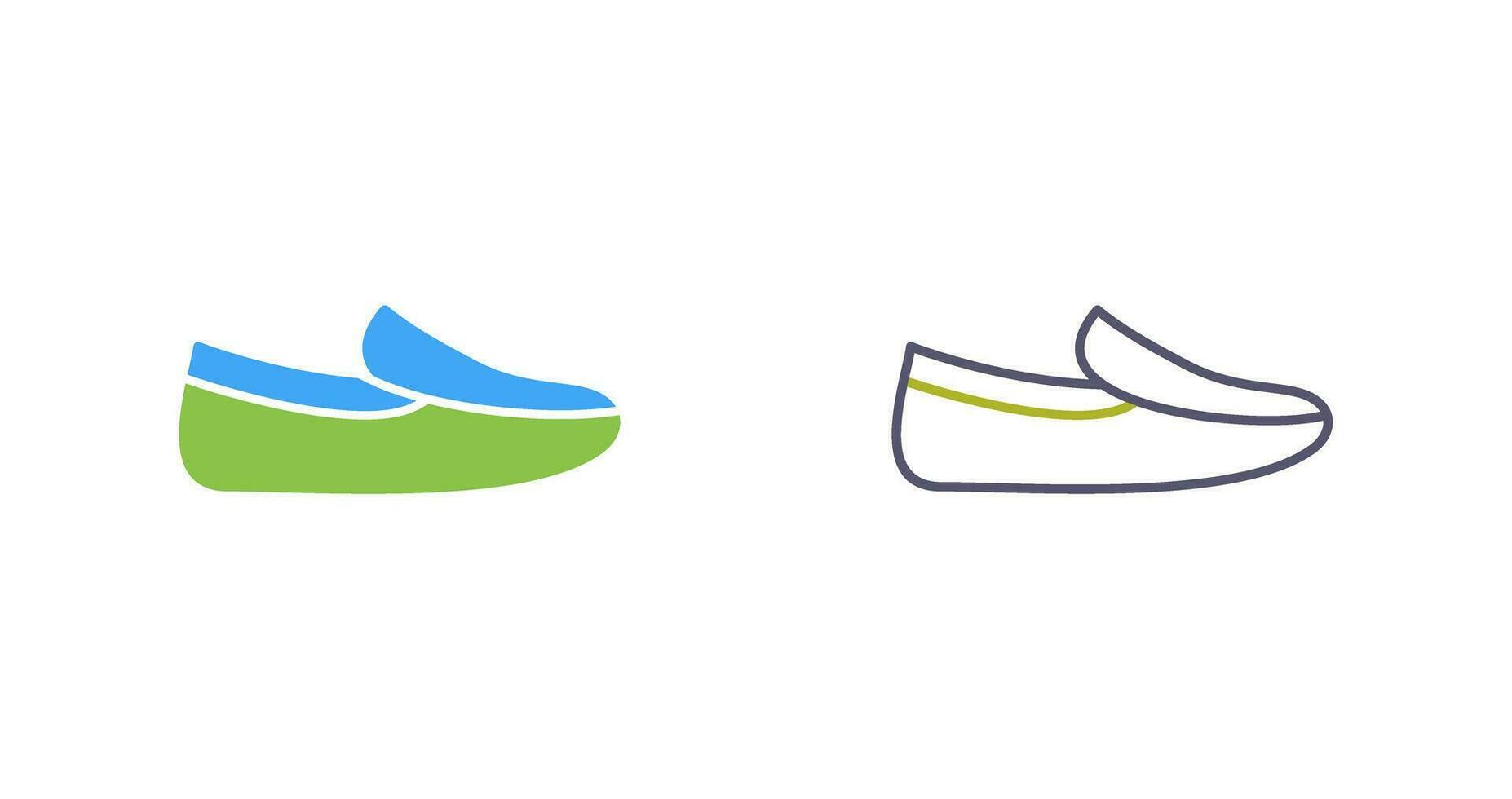 Men's Loafers Vector Icon