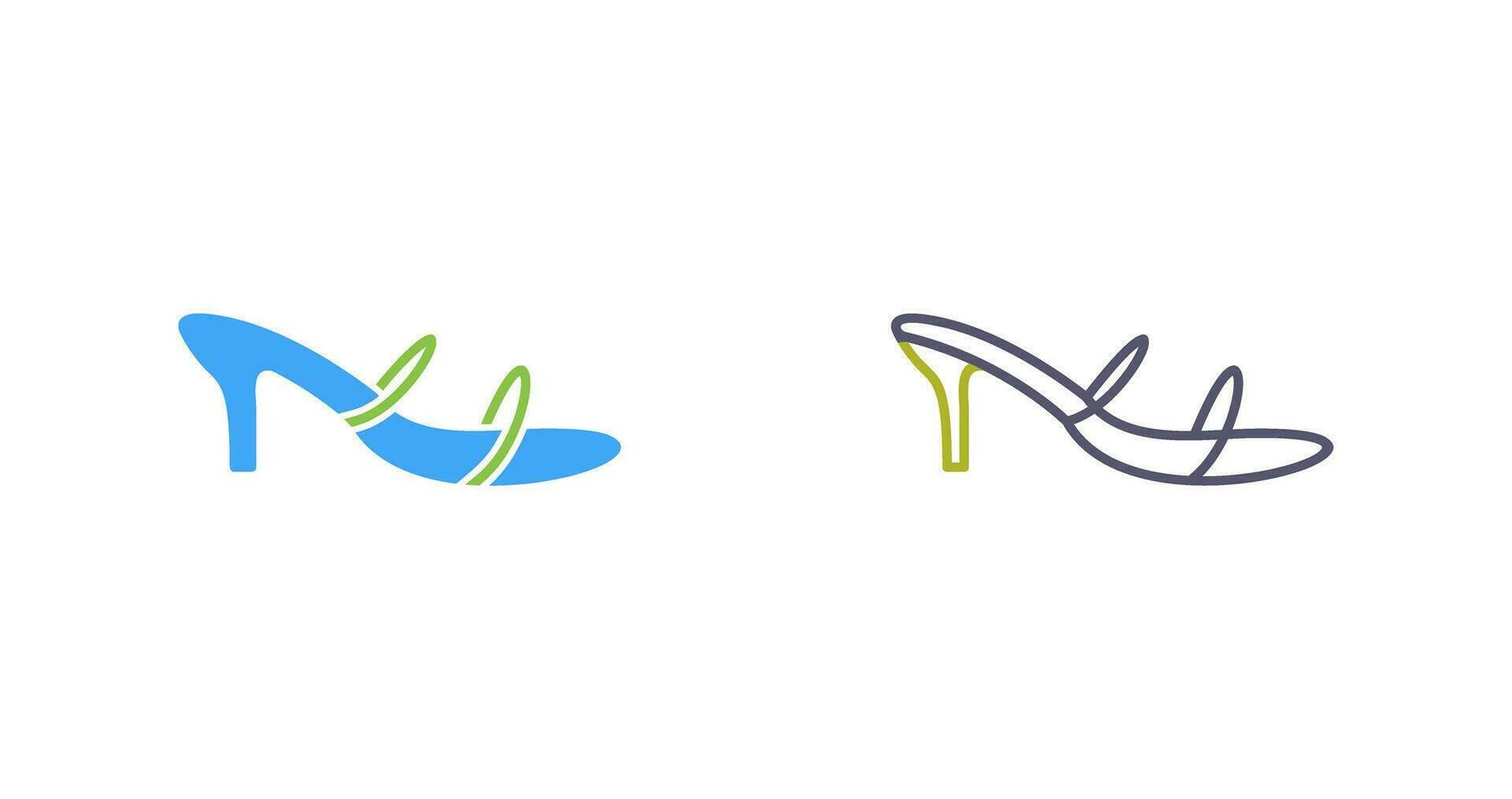 Stylish Sandals Vector Icon