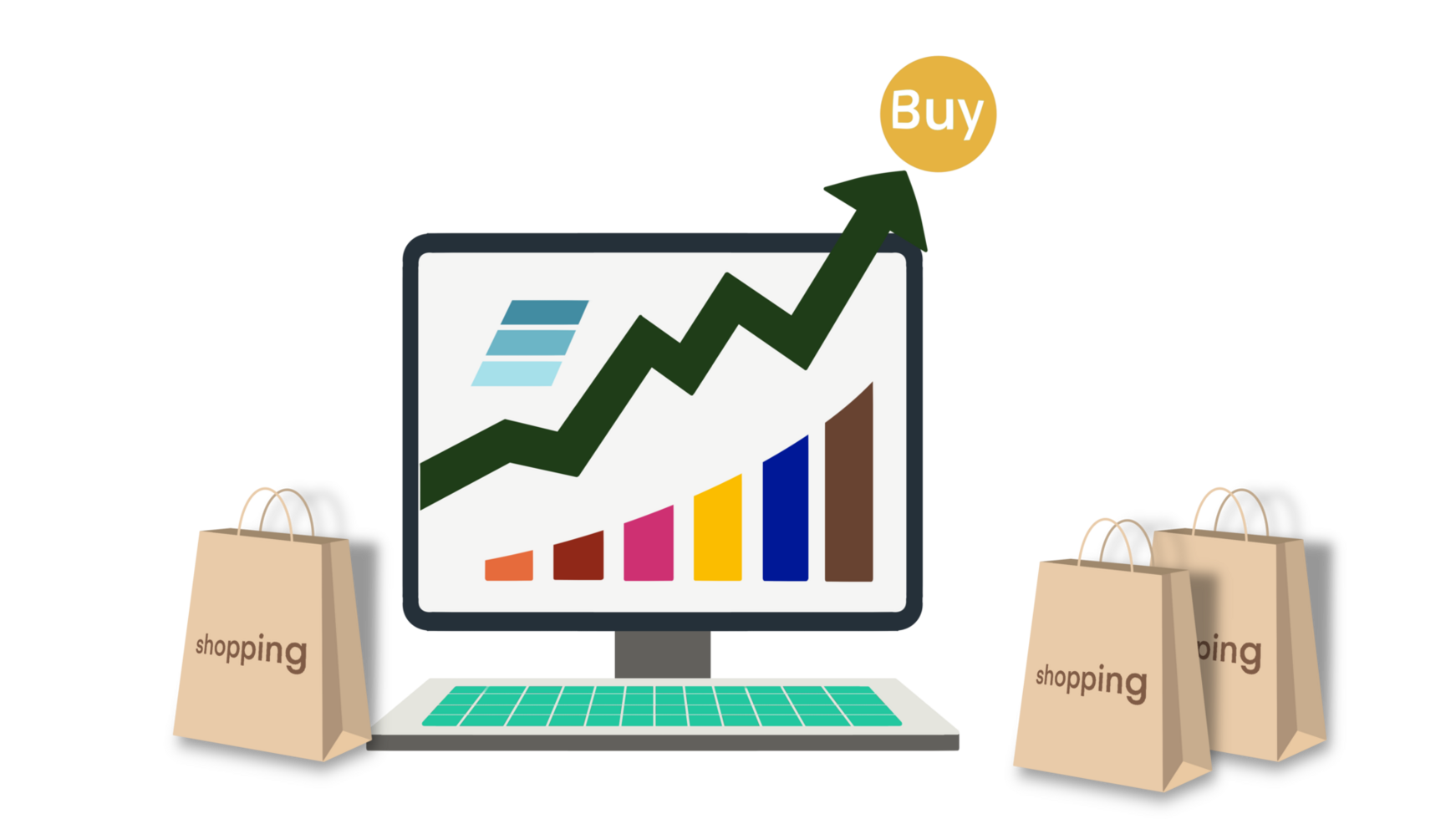 Online shopping concept with miniature shopping cart standing in front of laptop, online shopping, Marketplace platform website, technology, ecommerce, shipping delivery, online payment png