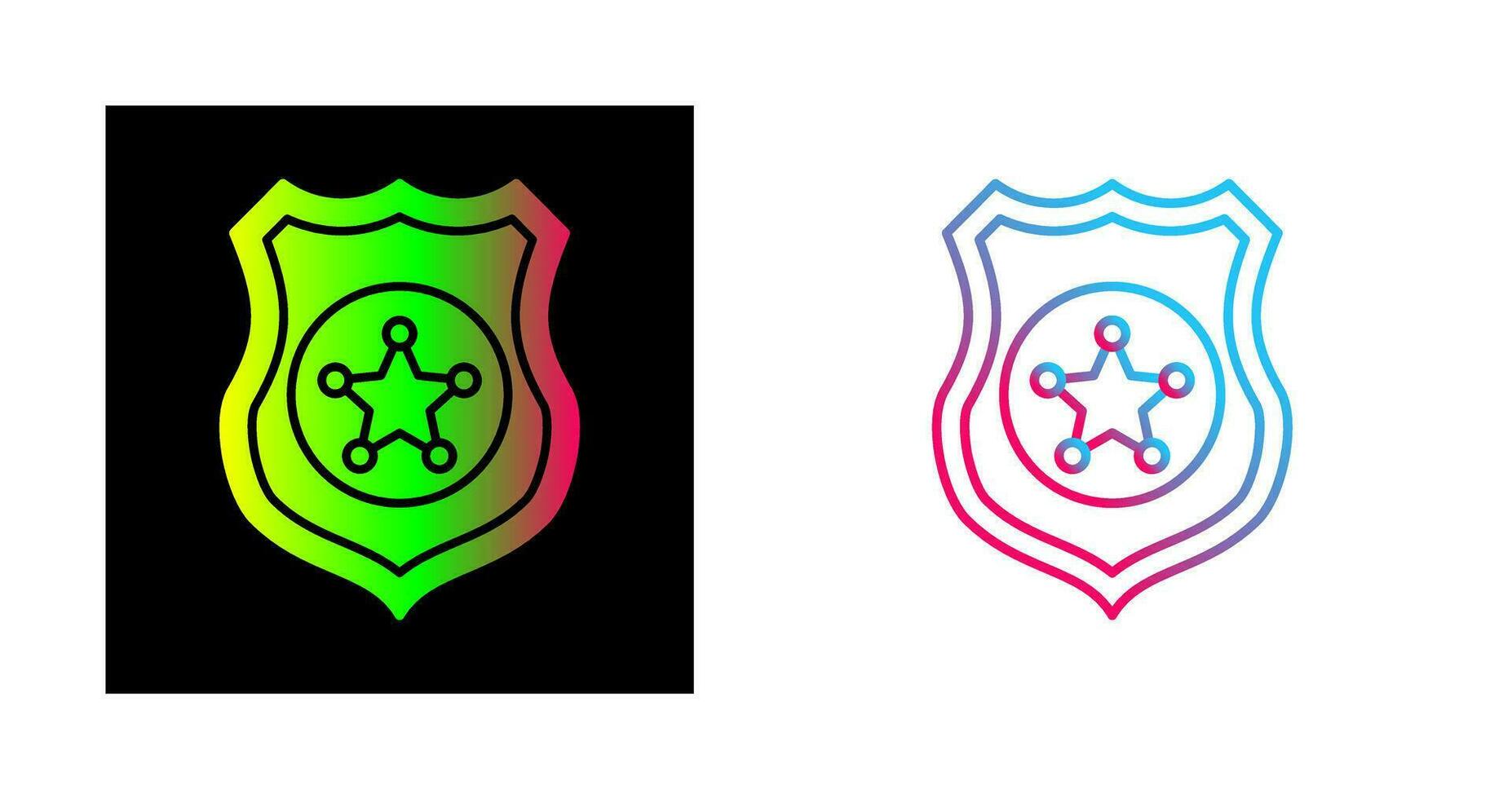 Police shield Vector Icon