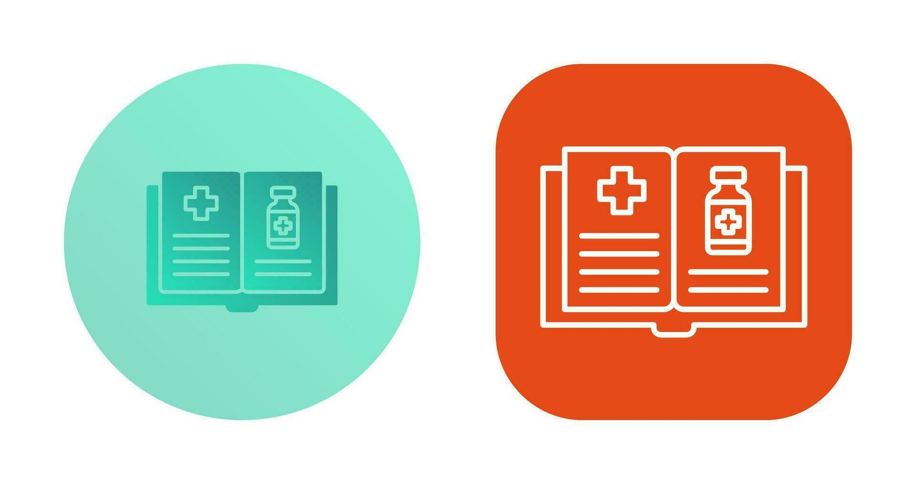 Medical Book Vector Icon