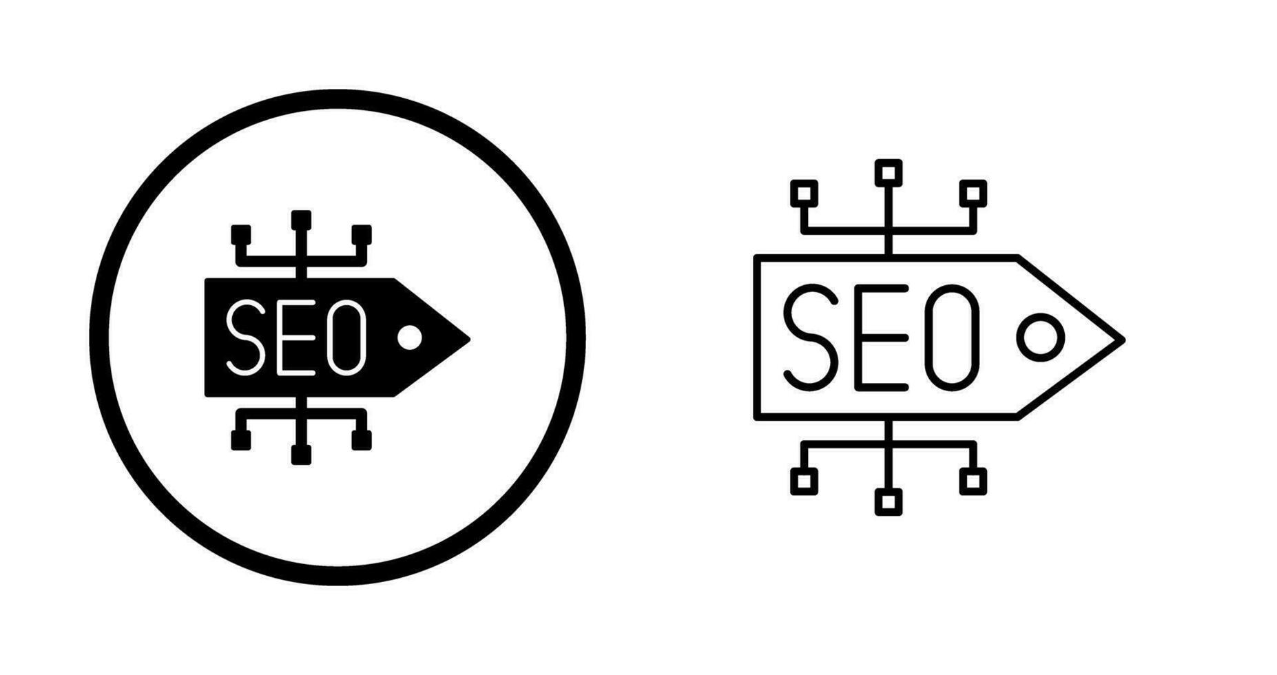SEO Tag Vector Icon