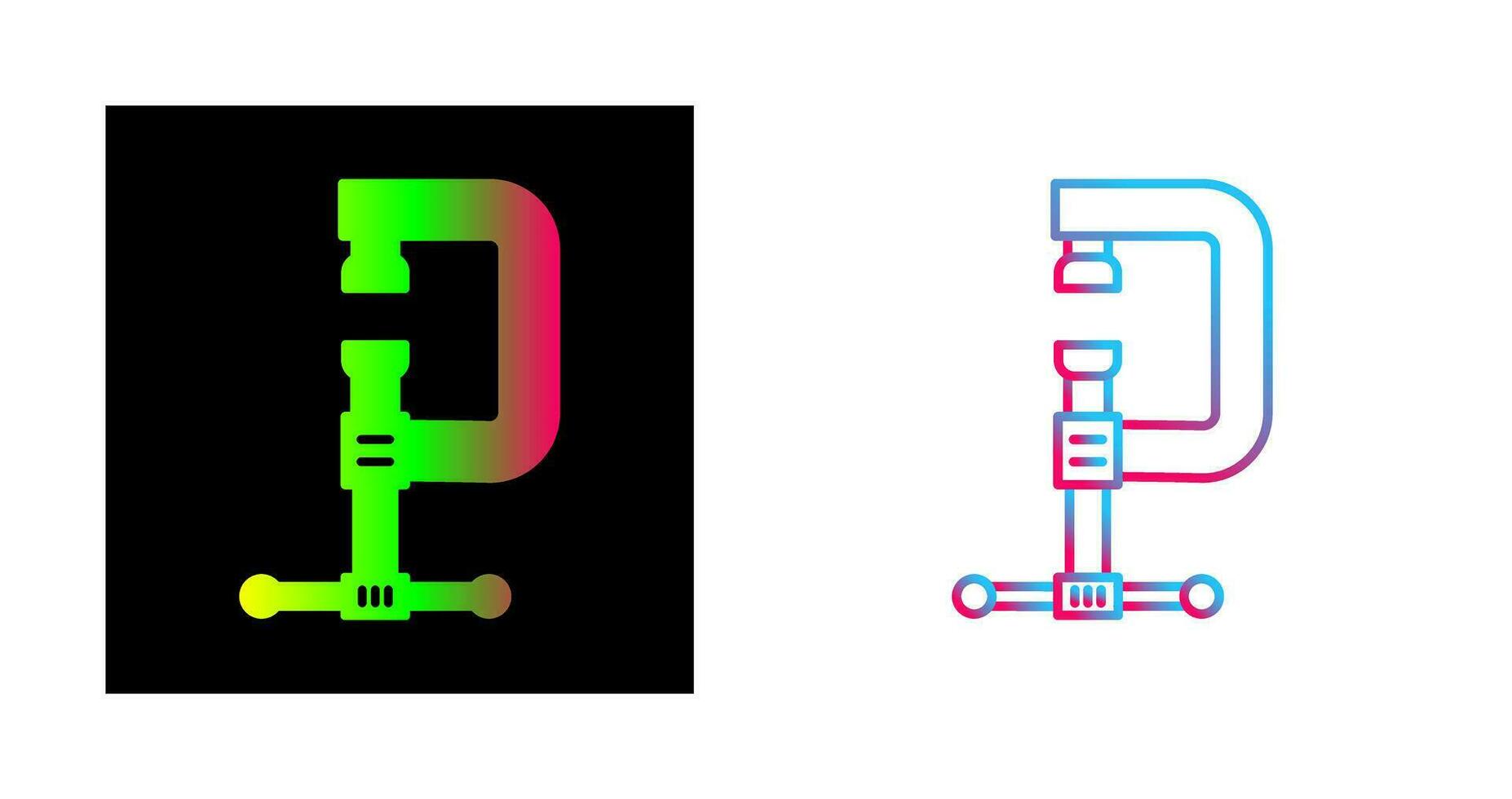 Clamp Vector Icon