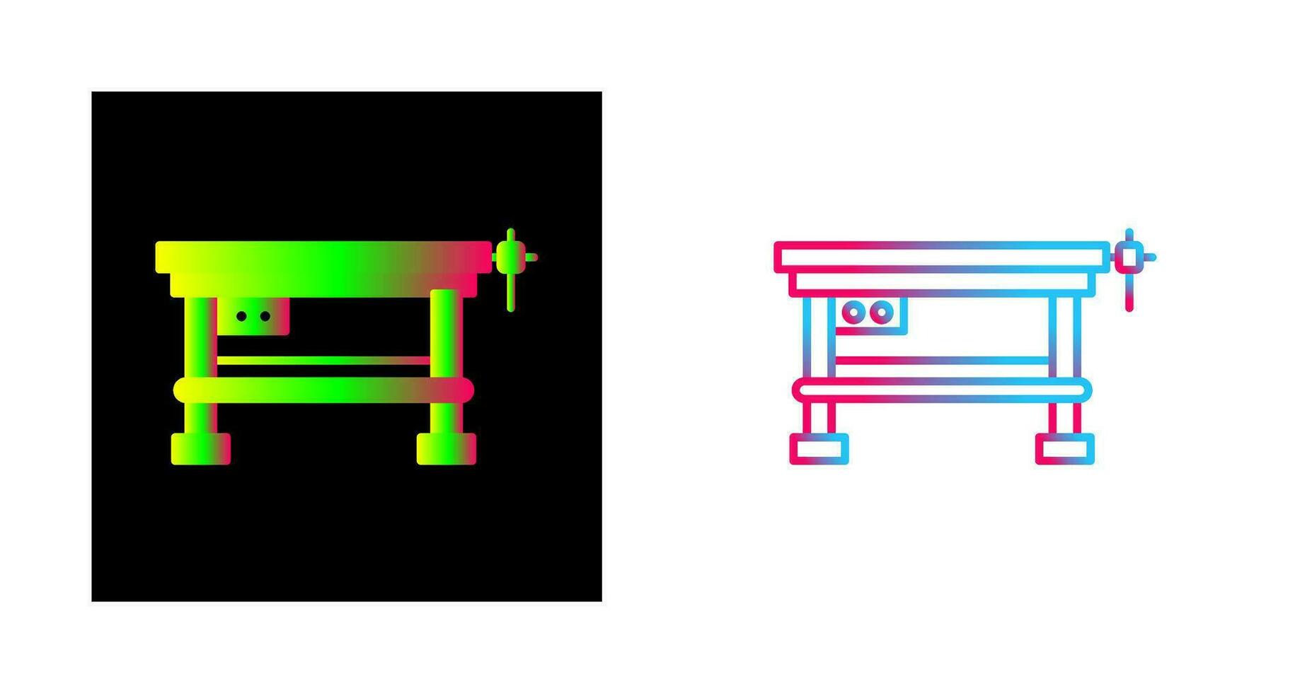 Work Bench Vector Icon