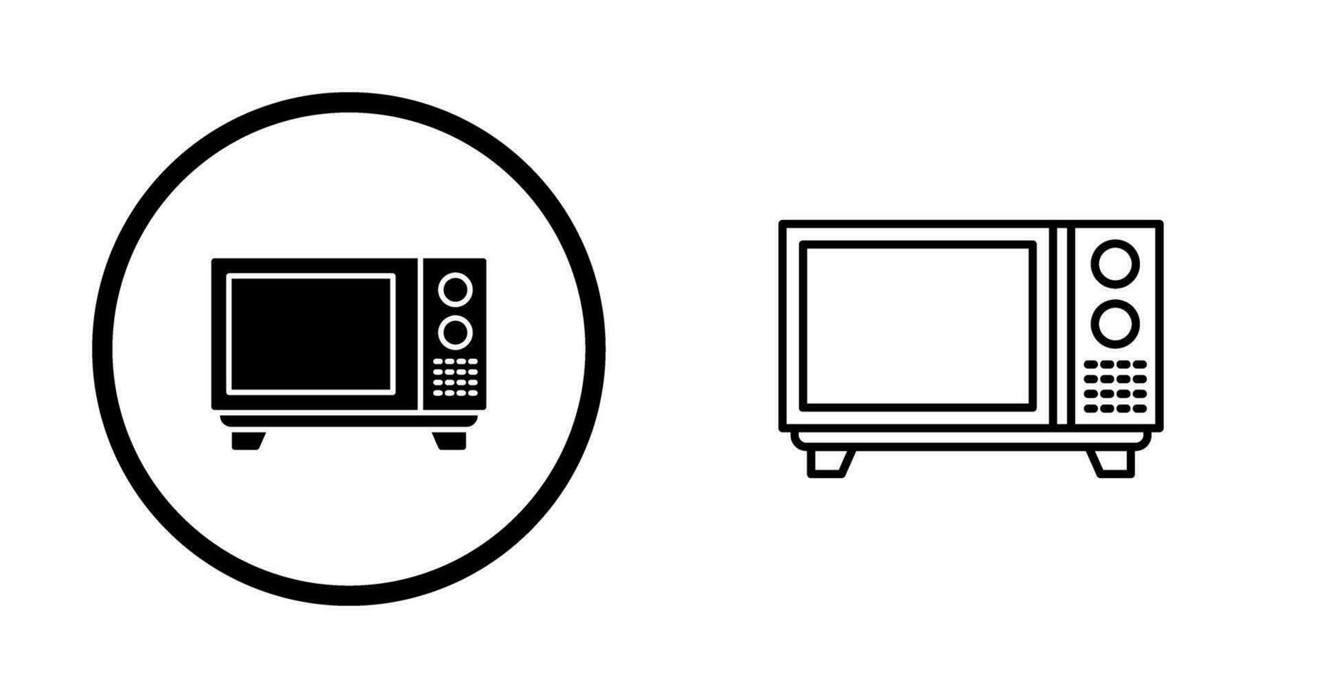 Microwave Vector Icon
