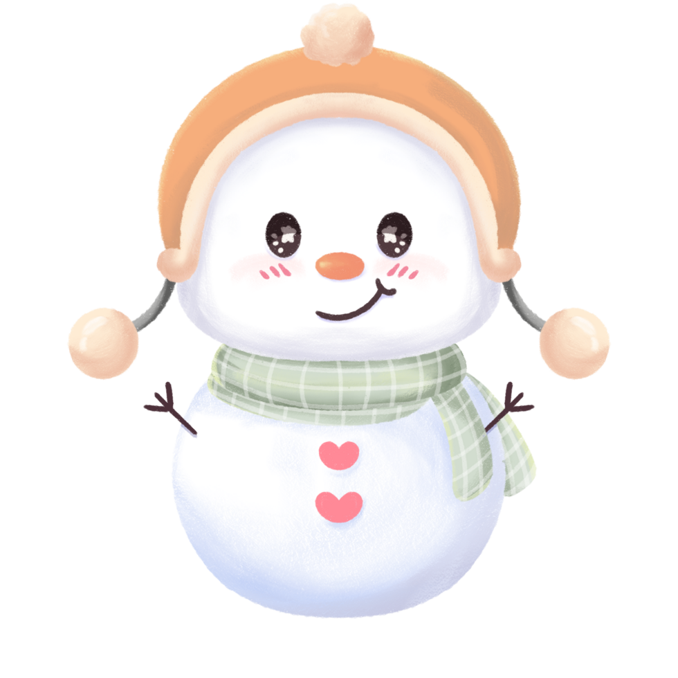 A cute snowman png