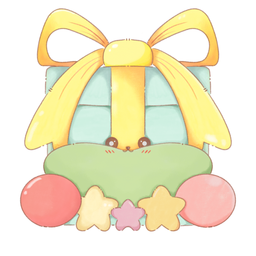 A Christmas gift with a bow png