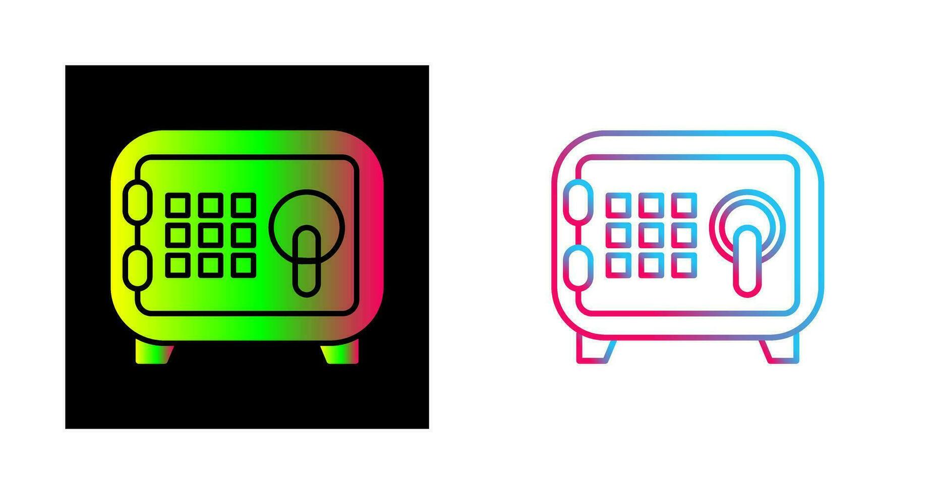Safe Box Vector Icon