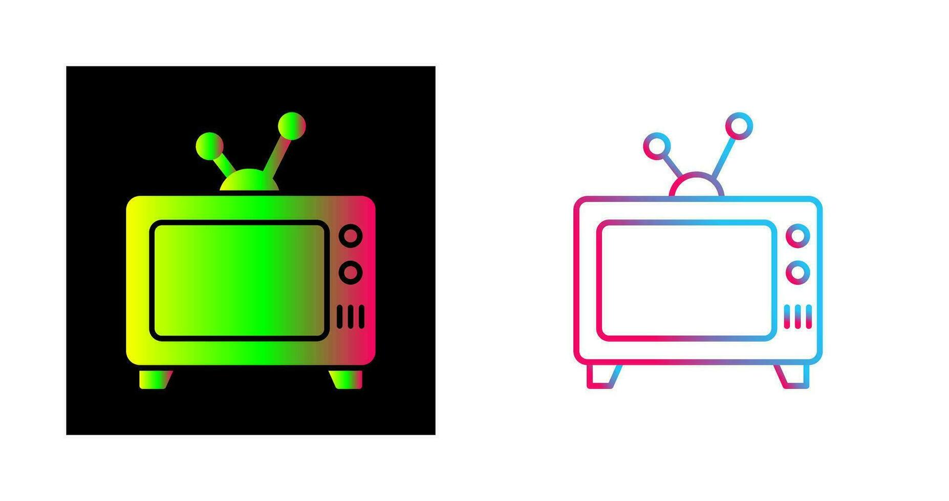 icono de vector de television