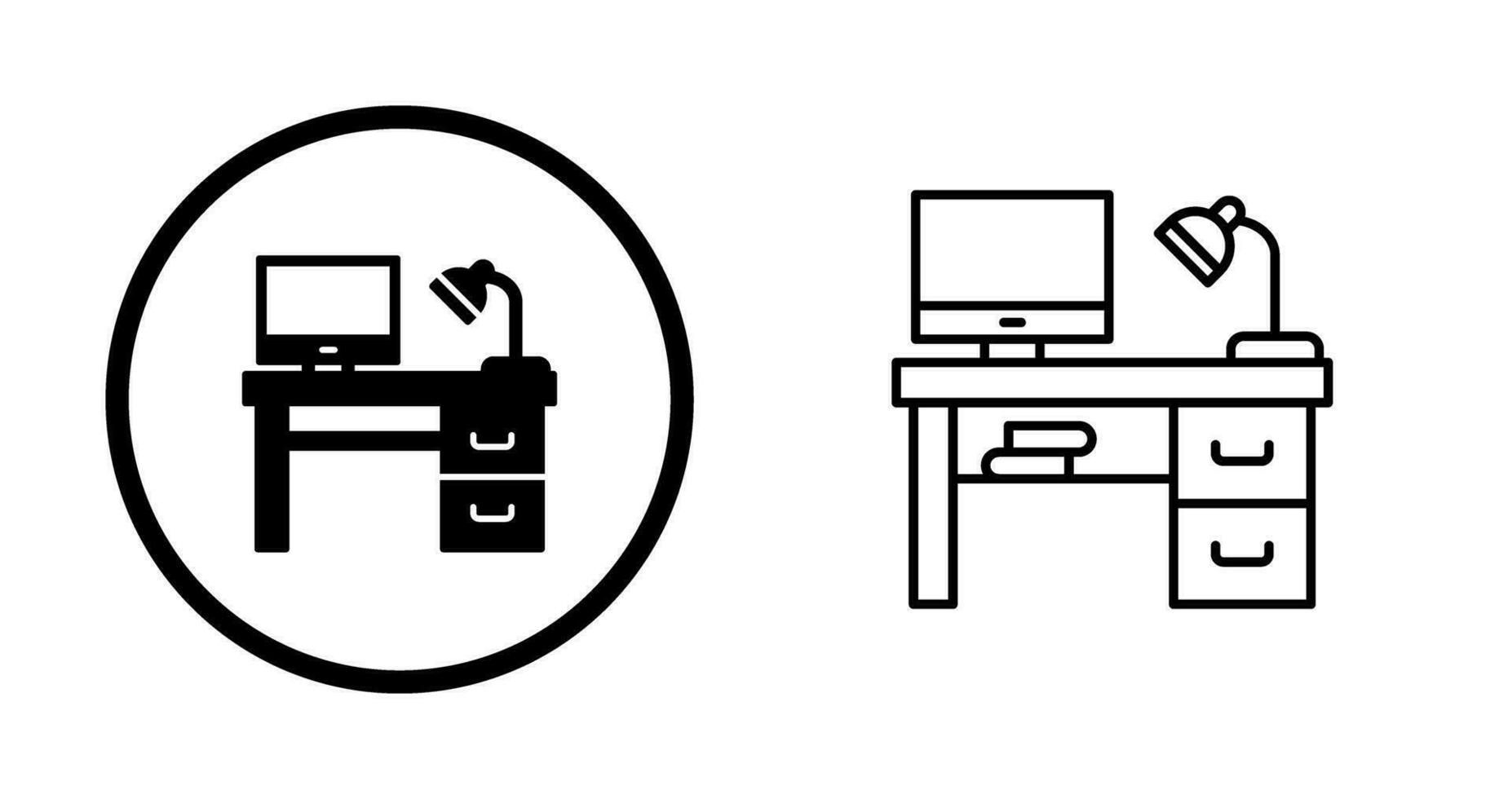 Desk Vector Icon