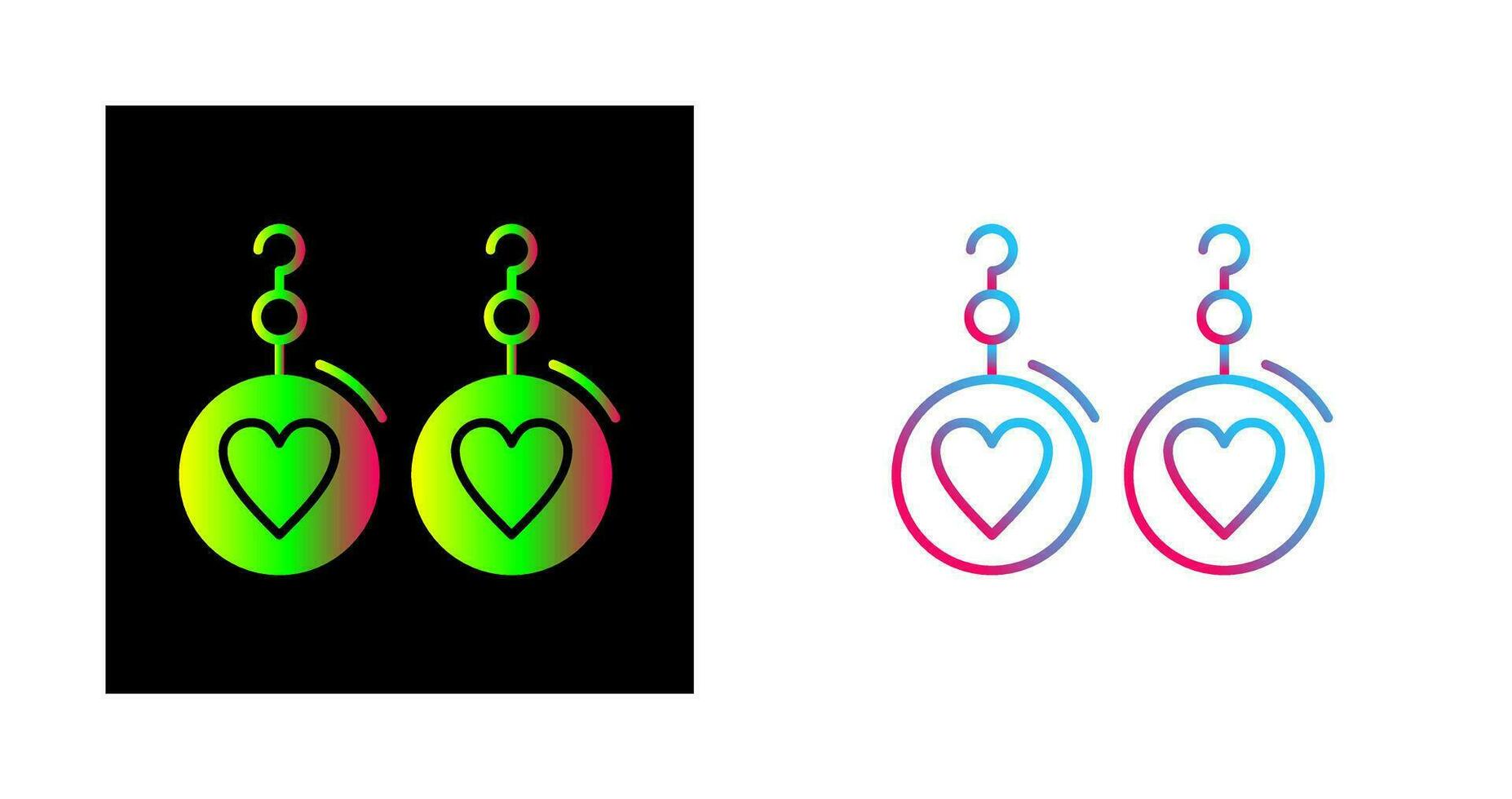 Earrings Vector Icon