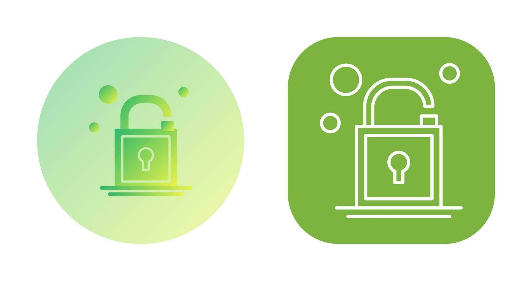 Open Lock Vector Icon