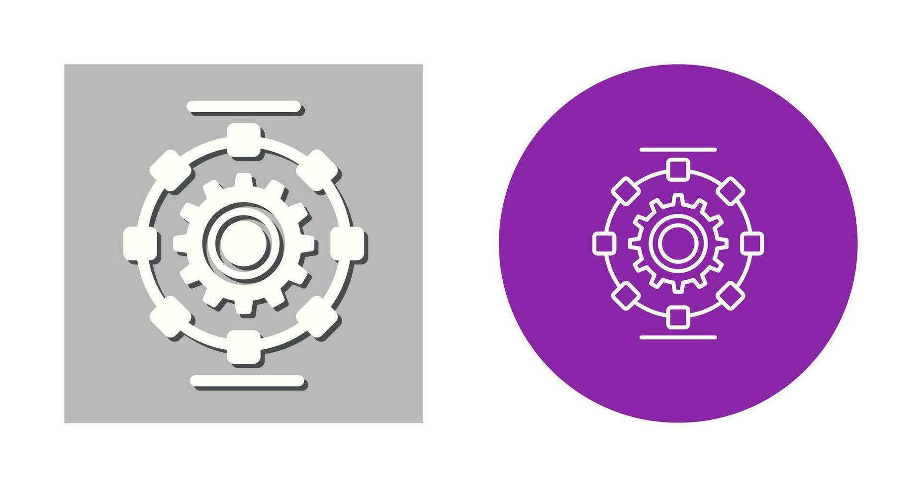 Automated Process Vector Icon
