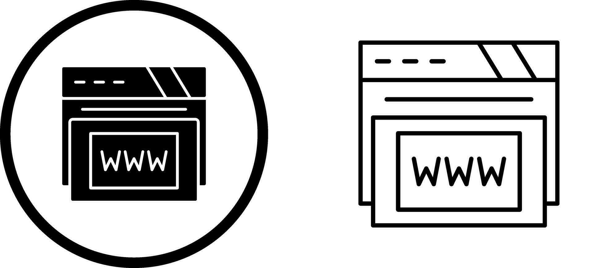 Www Vector Icon