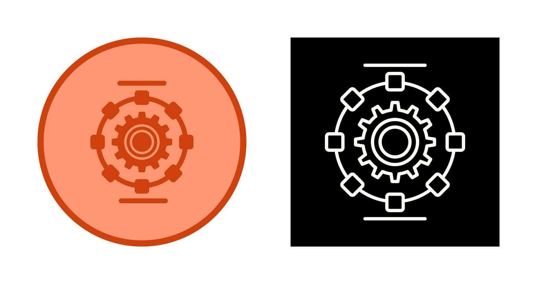 Automated Process Vector Icon