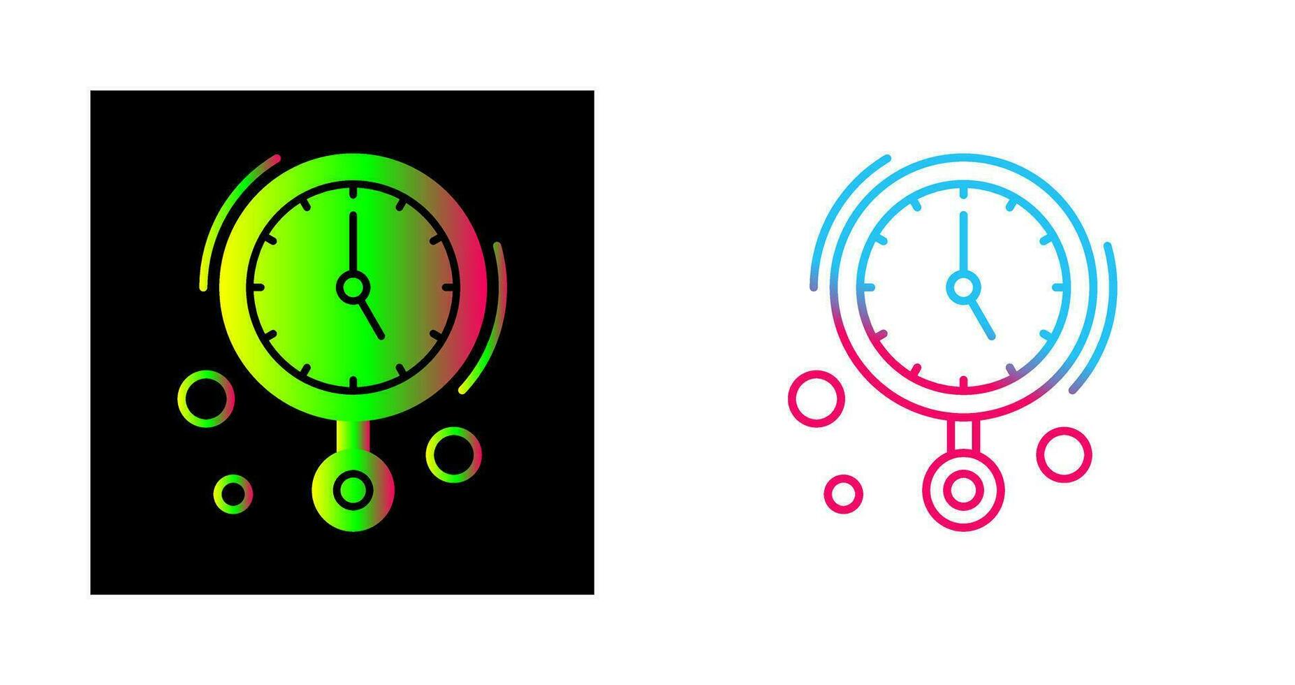 Wall Clock Vector Icon